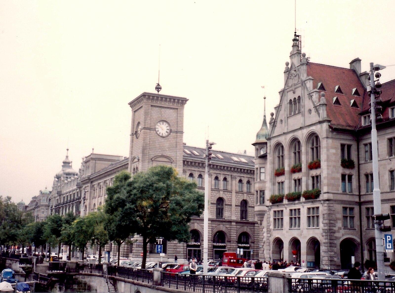 Zurich Old Town Riverfront 1993